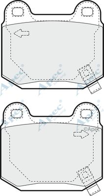 APEC BRAKING Jarrupala, levyjarru PAD1392